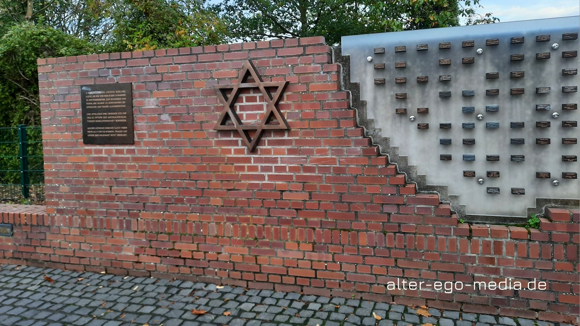 Мемориал в Клеве погибшим евреям